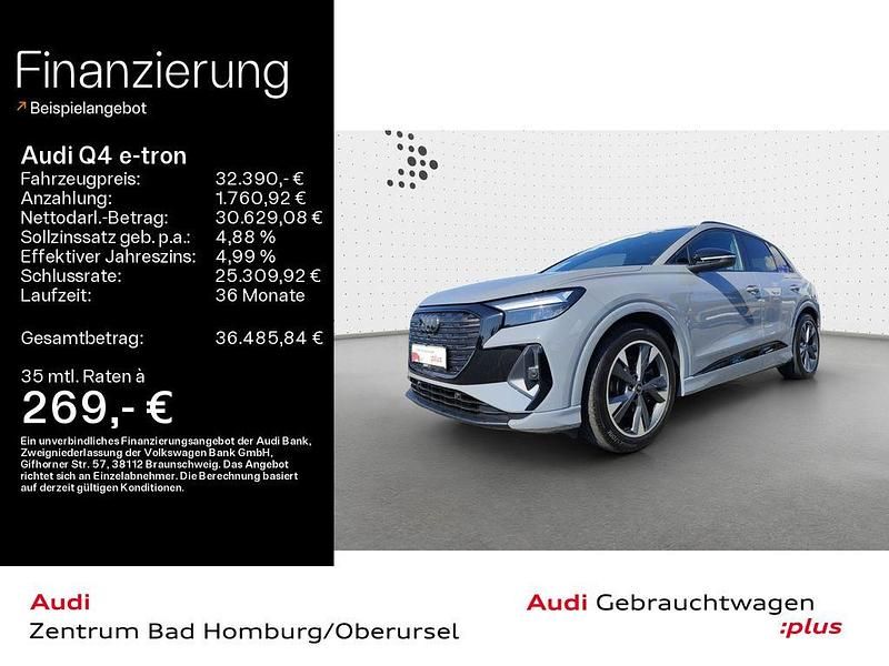 Kieselgrau Gebraucht 2022 Audi Q4 e-tron Ambiente SUV | 32.390 € (Fairer Preis) - Bild 1/4