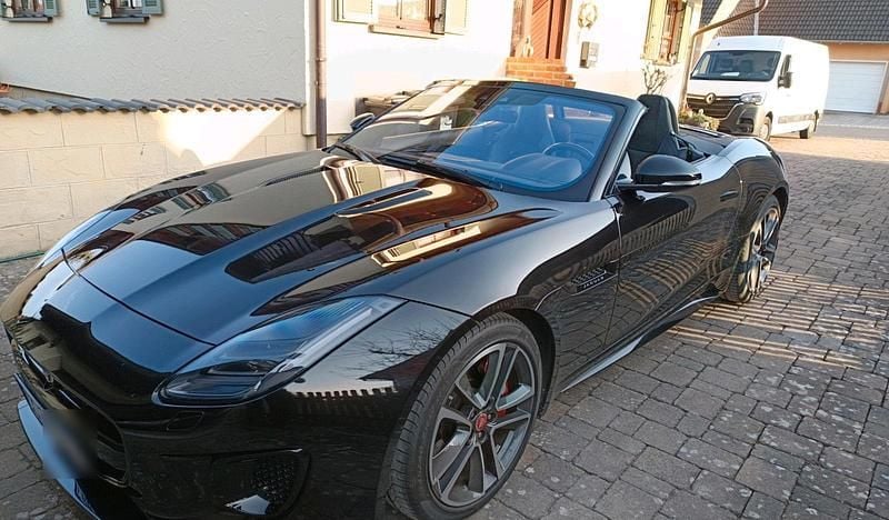 Gebraucht Jaguar F-Type R-Dynamic 300 PS (220 kW) 2017 Schwarz Cabrio