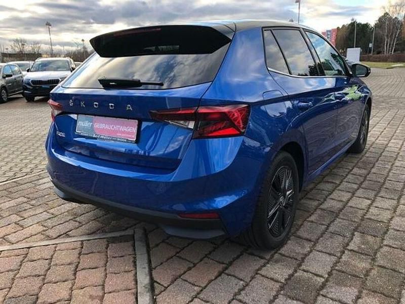 Gebraucht Skoda Fabia Style 95 PS (69 kW) 2022 Blau (raceblaumetallic) Kleinwagen