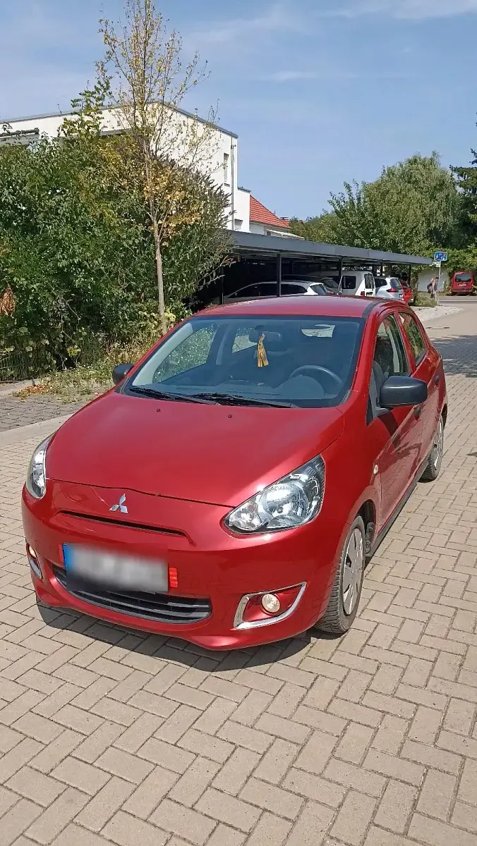 Gebraucht Mitsubishi Space Star 71 PS (52 kW) 2015 Rot Kleinwagen