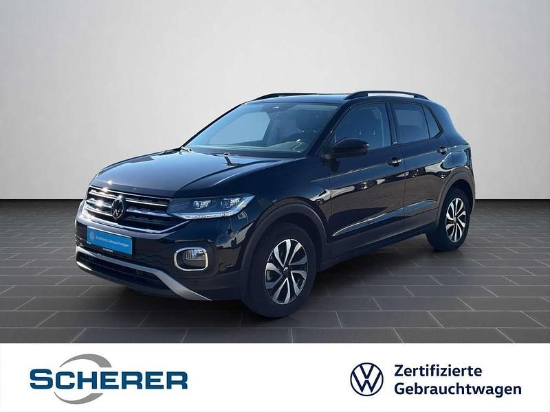 Deep black perleffekt (metallic) Gebraucht 2021 VW T-Cross Life SUV | 21.490 € (Fairer Preis) - Bild 1/3