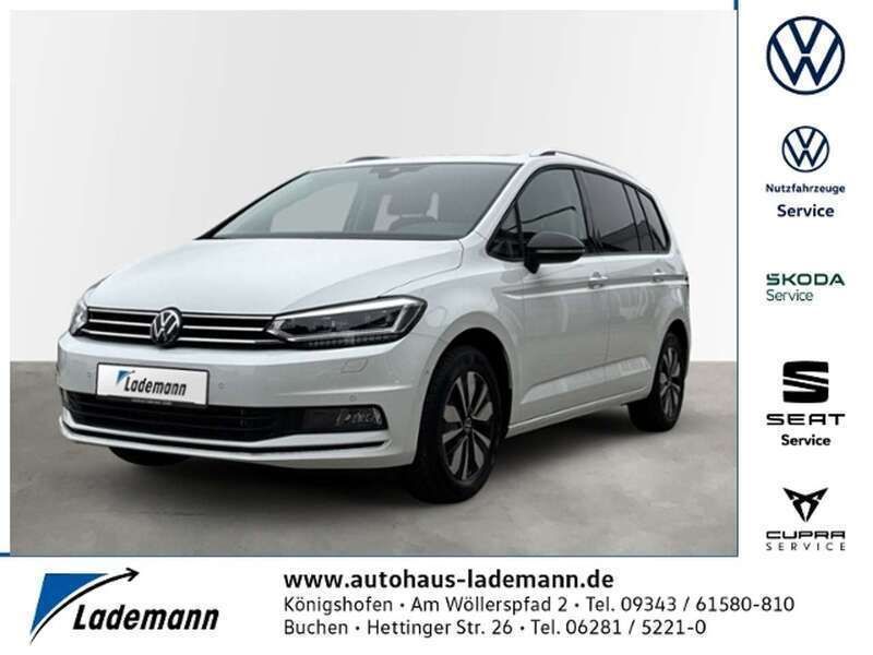 Pure white Gebraucht 2024 VW Touran Goal Van / Kleinbus | 42.430 € (Superpreis) - Bild 1/4