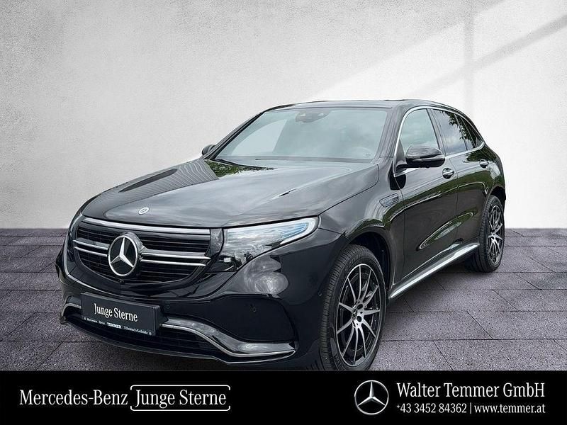 Schwarz Gebraucht 2020 Mercedes EQC400 AMG line SUV | 34.250 € (Fairer Preis) - Bild 1/4