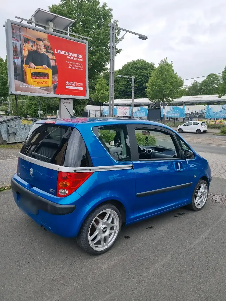 Gebraucht Peugeot 1007 75 PS (55 kW) 2005 Blau Van / Kleinbus