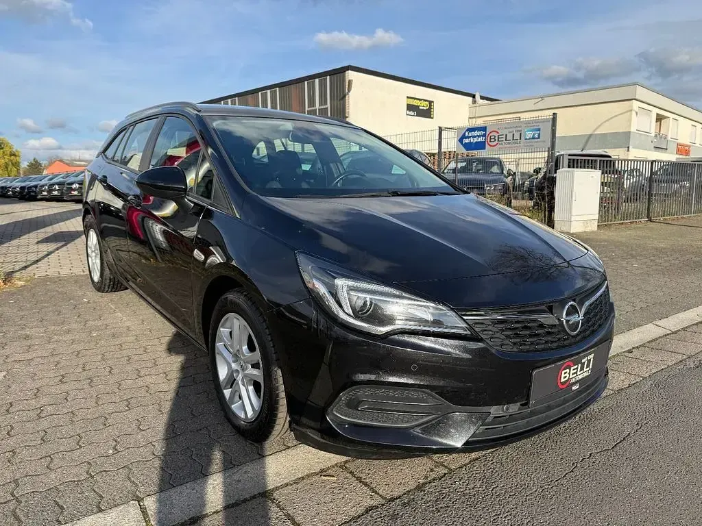 Gebraucht Opel Astra Edition 122 PS (89 kW) 2020 Schwarz Kombi