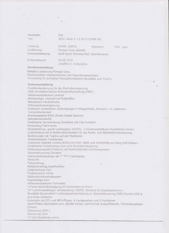 Second-hand Fiat 500C 69 CP (50 kW) 2015 Gri Cabrio