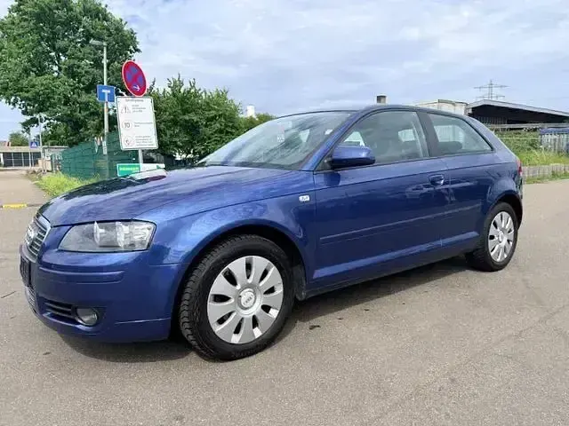 Gebraucht Audi A3 Attraction 102 PS (75 kW) 2007 Blau Kleinwagen