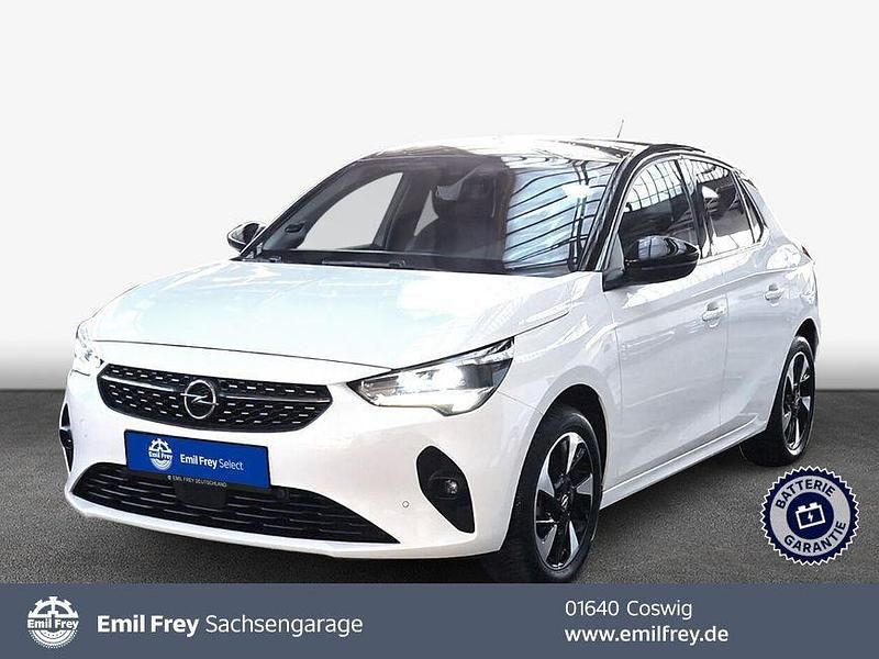 Weiß Gebraucht 2021 Opel Corsa-e Elegance Kleinwagen | 16.440 € (Fairer Preis) - Bild 1/3