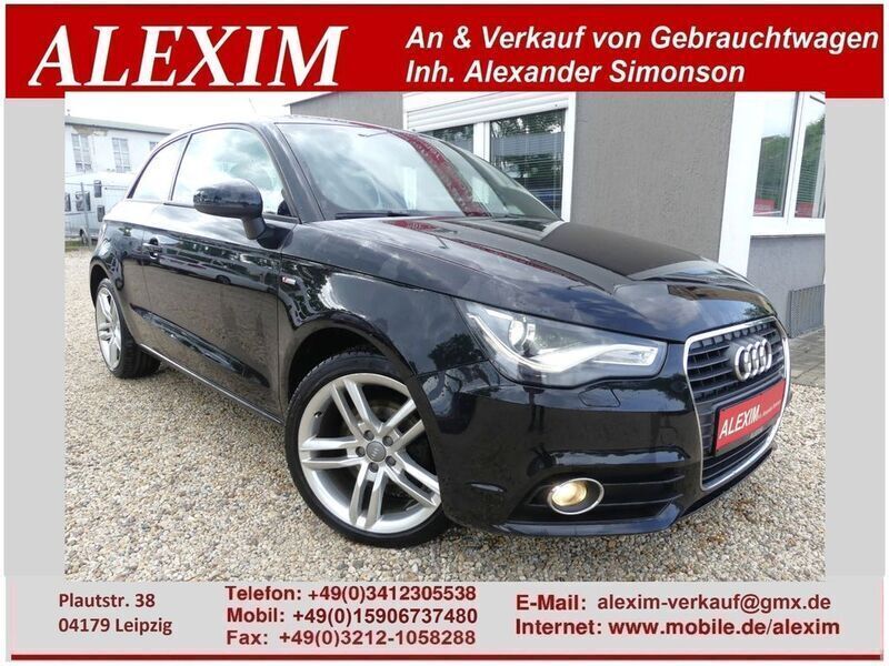 Schwarz Gebraucht 2012 Audi A1 S-Line Kleinwagen | 9.199 € (Fairer Preis) - Bild 1/4