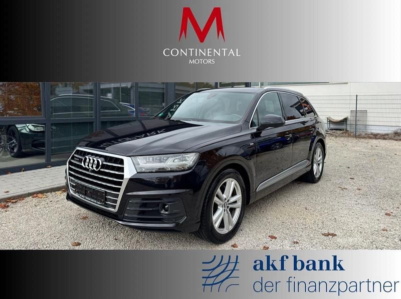 Schwarz Gebraucht 2016 Audi Q7 S-Line SUV | 24.200 € (Superpreis) - Bild 1/3