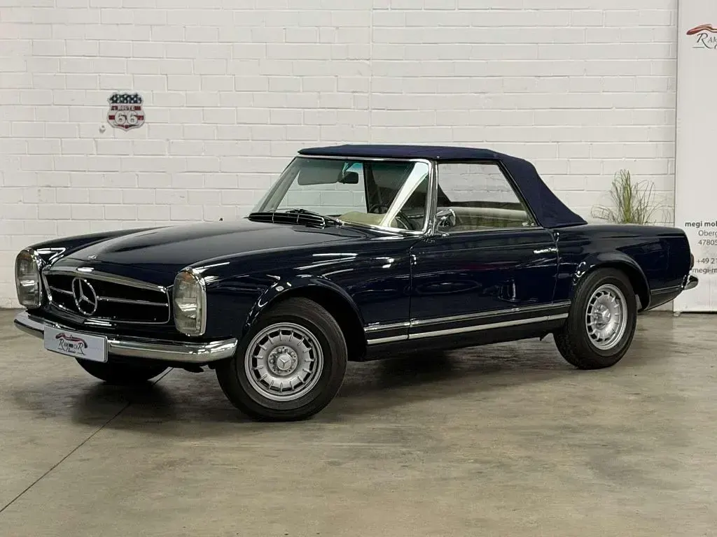 Gebraucht Mercedes SL280 170 PS (125 kW) 1971 Blau Cabrio