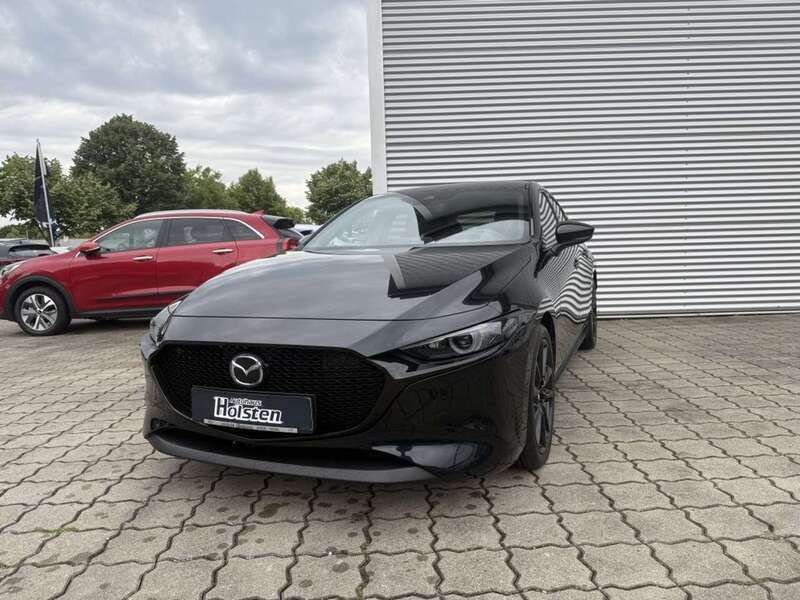 Onyxschwarz metallic Gebraucht 2020 Mazda 3 Edition Limousine | 21.880 € (Fairer Preis) - Bild 1/4