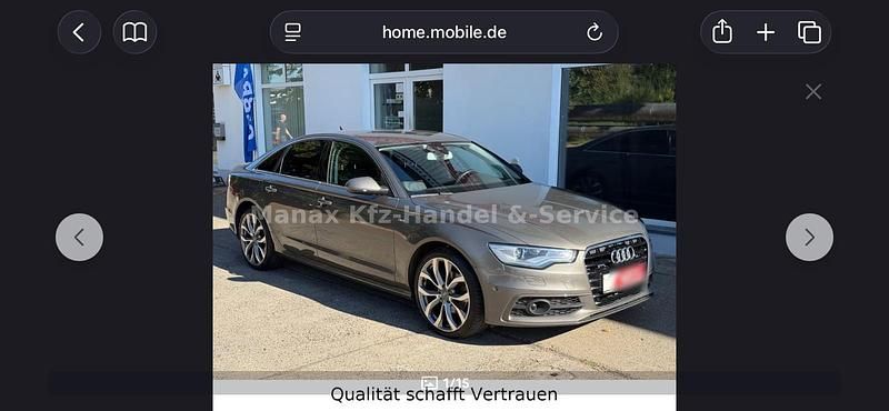 Gebraucht Audi A6 S-Line 204 PS (150 kW) 2014 Beige Limousine