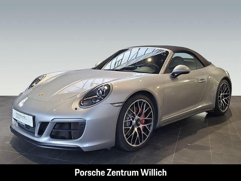 Gtsilbermetallic Gebraucht 2018 Porsche 911 Carrera 4 Cabriolet Cabrio | 119.900 € (Superpreis) - Bild 1/4