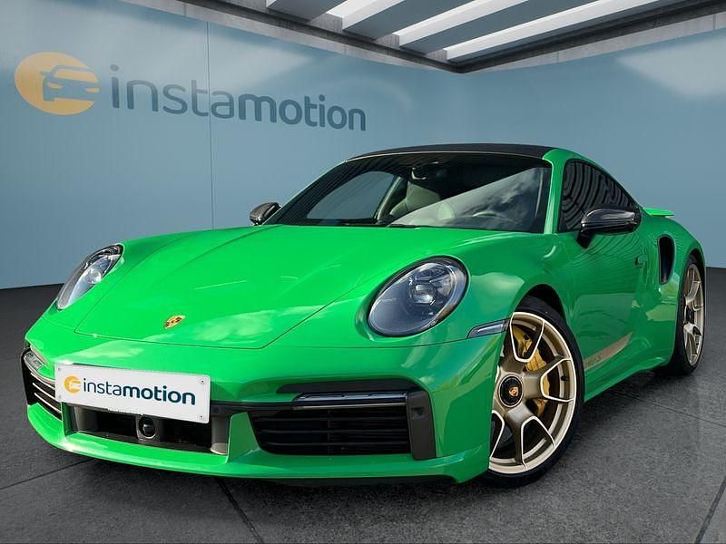 Grün Gebraucht 2022 Porsche 911 Turbo S Coupé | 209.899 € - Bild 1/4