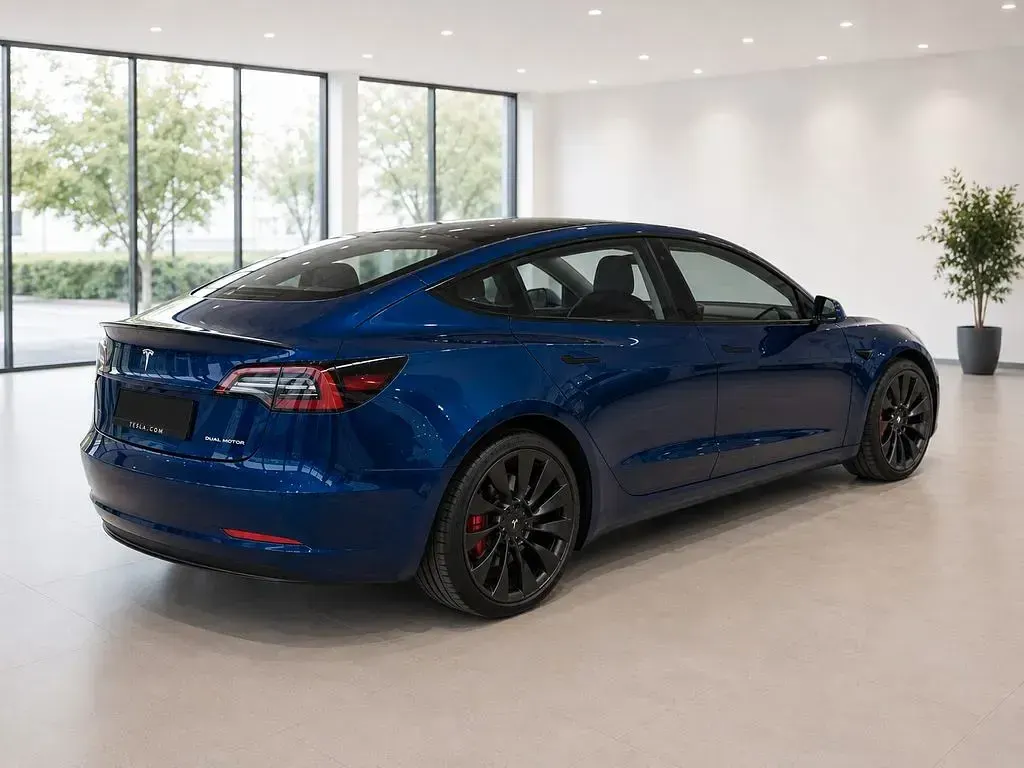 Gebraucht Tesla Model 3 Performance 377 kW (513 PS) 2022 Blau Limousine