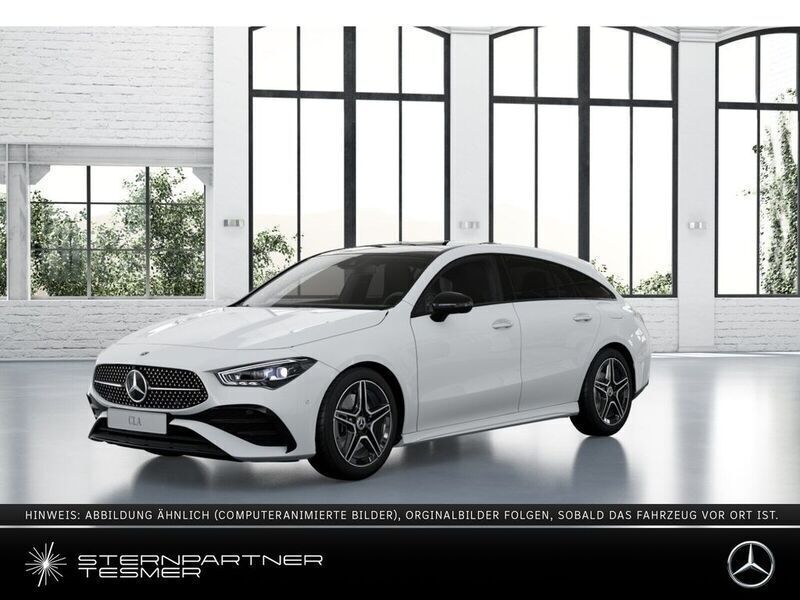 Weiß Neu 2025 Mercedes CLA200 Shooting Brake AMG Kombi | 54.870 € (Teuer) - Bild 1/4