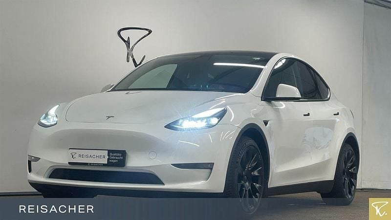 Weiß Gebraucht 2023 Tesla Model Y SUV | 30.590 € (Superpreis) - Bild 1/4
