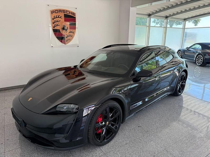 Schwarz Gebraucht 2022 Porsche Taycan Cross Turismo Limousine | 74.980 € (Teuer) - Bild 1/4