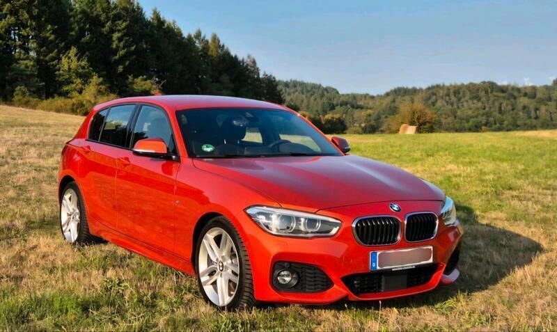 Orange Gebraucht 2017 BMW 120 M Sport Kleinwagen | 14.200 € (Superpreis) - Bild 1/4