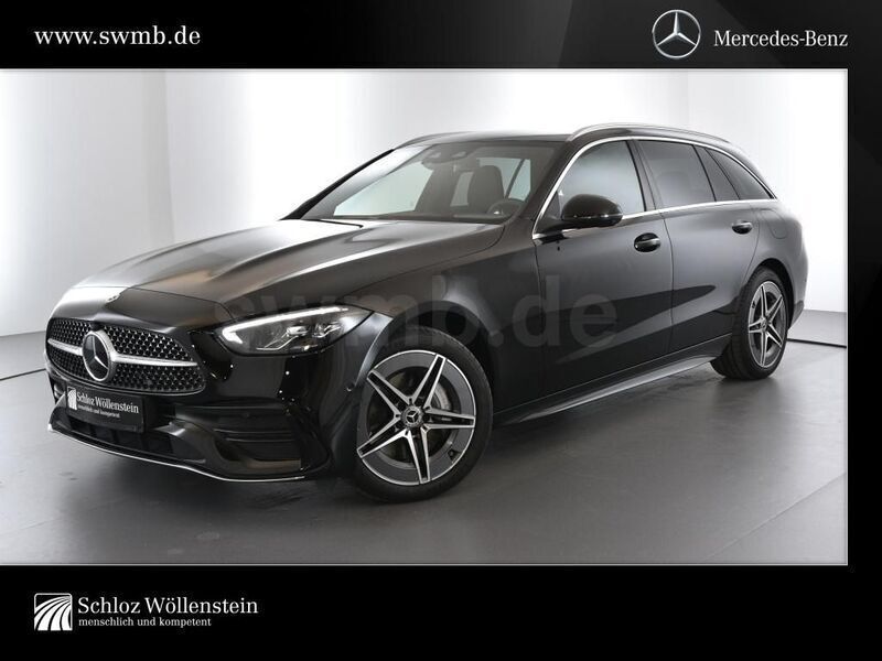 Schwarz Gebraucht 2024 Mercedes C300e AMG Kombi | 44.870 € (Superpreis) - Bild 1/4