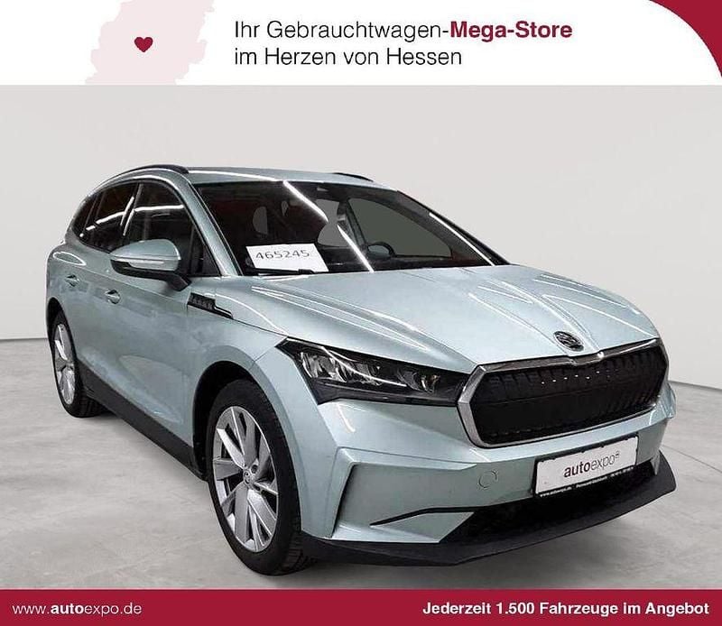 Arcticsilber metallic Gebraucht 2022 Skoda Enyaq iV SUV | 22.490 € (Guter Preis) - Bild 1/4