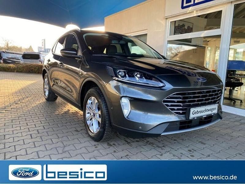 Magneticgrau (metallic) (grau) Gebraucht 2021 Ford Kuga Titanium X SUV | 23.980 € (Fairer Preis) - Bild 1/4