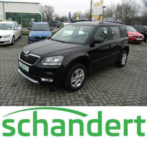 Schwarz metallic Gebraucht 2014 Skoda Yeti Ambition SUV | 22.950 € - Bild 1/4