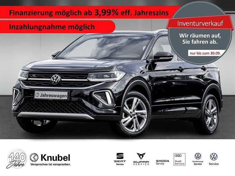 Schwarz Gebraucht 2024 VW T-Cross R-line SUV | 28.990 € (Etwas zu teuer) - Bild 1/4