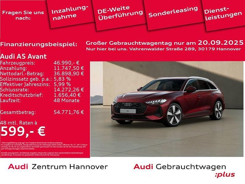 S5 grenadinerot metallic Gebraucht 2024 Audi A5 Sport Coupé | 46.990 € (Fairer Preis) - Bild 1/4