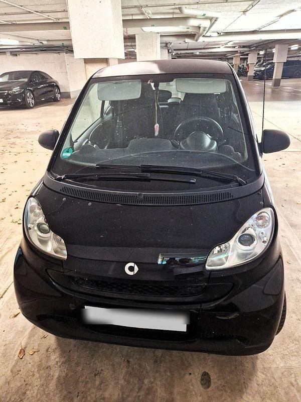 Schwarz Gebraucht 2012 Smart ForTwo Coupé Pure Kleinwagen | 2.900 € (Guter Preis) - Bild 1/4