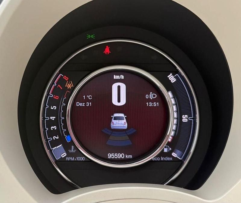 Gebraucht Fiat 500 Lounge 69 PS (50 kW) 2015 Grün Kleinwagen