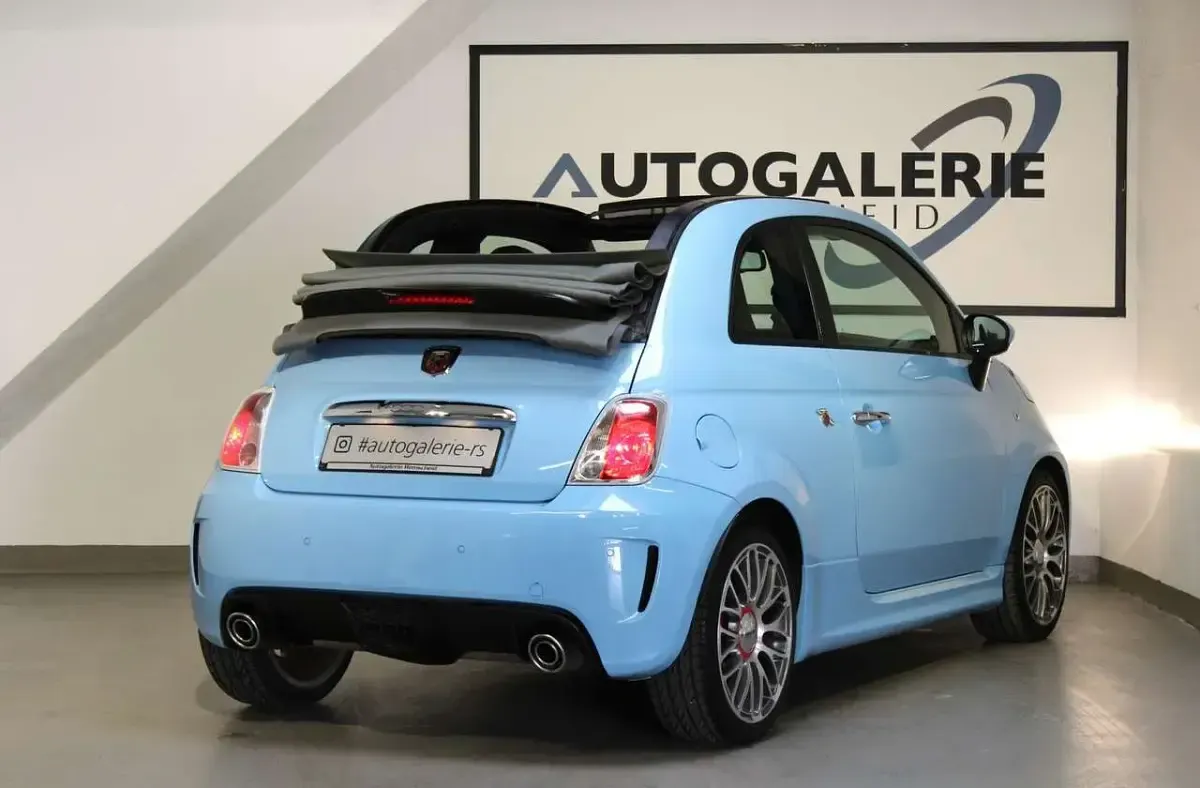 Second-hand Abarth 500C Custom 140 CP (102 kW) 2014 Albastru Cabrio