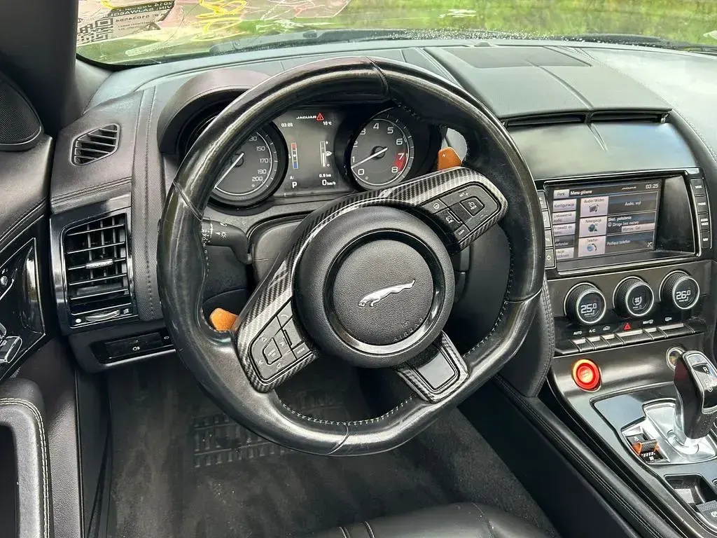 Używany Jaguar F-Type 500 KM (367 kW) 2014 Zielony Kabriolet
