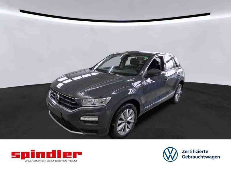 Grau (uranograu) Gebraucht 2022 VW T-Roc Style SUV | 23.771 € - Bild 1/3