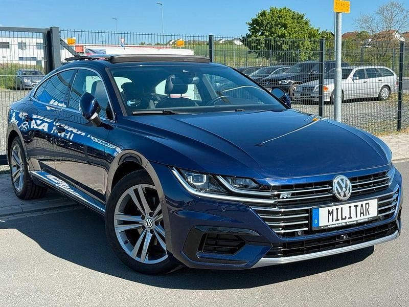 Blau Gebraucht 2019 VW Arteon R-line Limousine | 25.799 € (Etwas zu teuer) - Bild 1/4