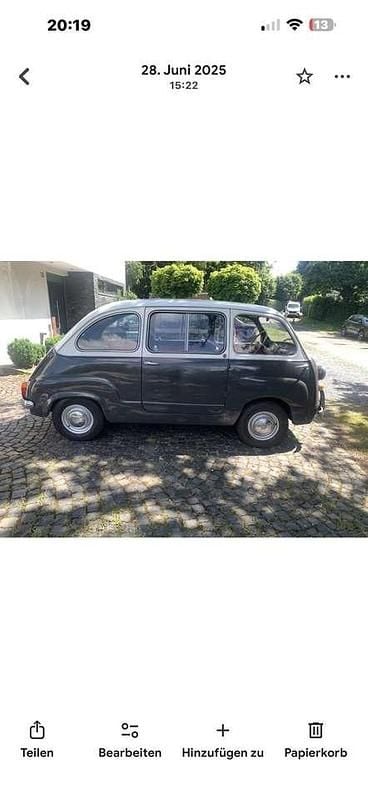 Gebraucht Fiat 600D 31 PS (22 kW) 1963