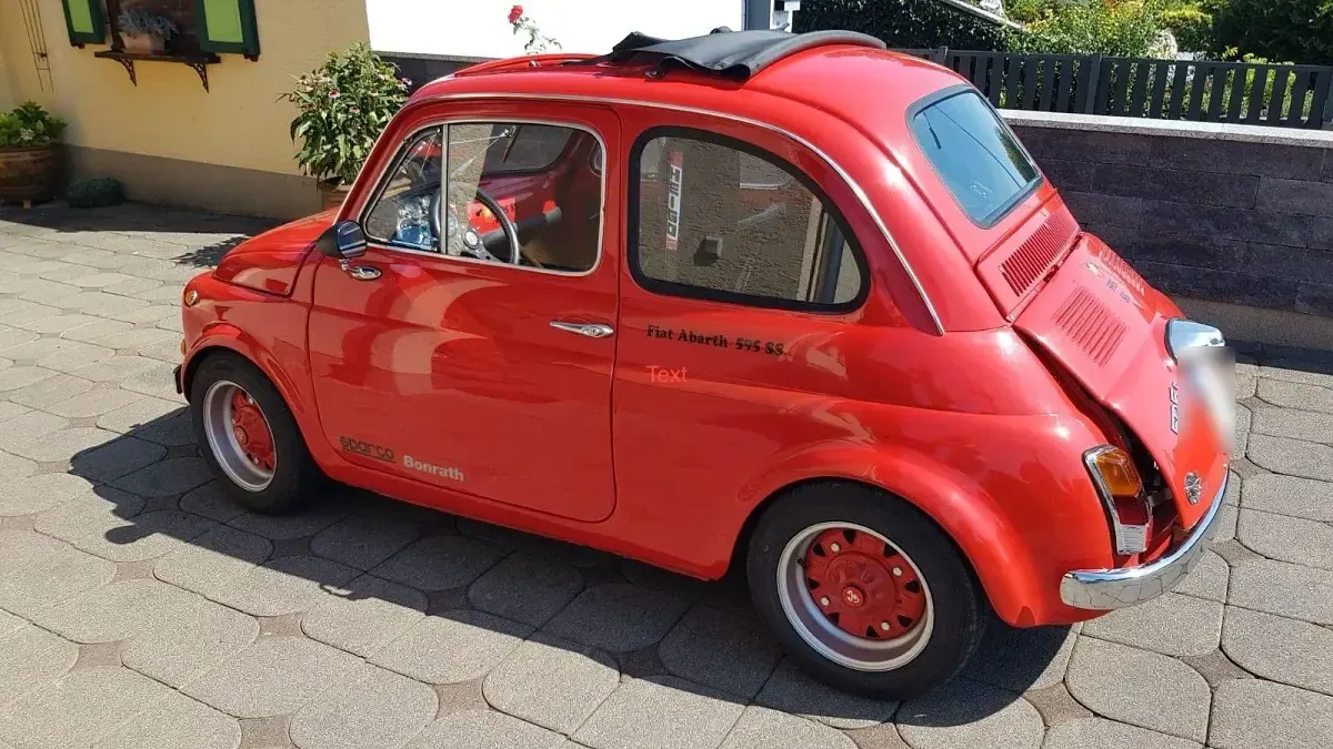Gebraucht Fiat 500 Abarth 38 PS (27 kW) 1972 Rot Kleinwagen