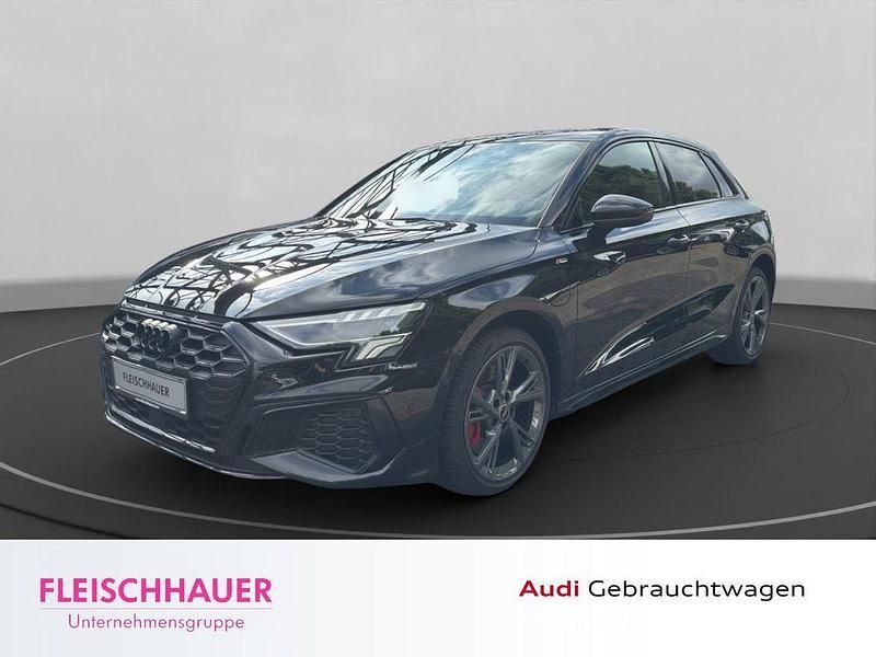 Schwarz Gebraucht 2022 Audi A3 Sportback e-tron S-Line Limousine | 28.370 € (Fairer Preis) - Bild 1/4