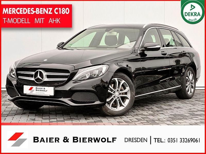 Brilliant schwarz Gebraucht 2015 Mercedes C180 Avantgarde Kombi | 19.990 € (Etwas zu teuer) - Bild 1/4