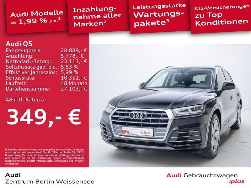 Brillantschwarz Gebraucht 2020 Audi Q5 Design SUV | 28.889 € (Fairer Preis) - Bild 1/4