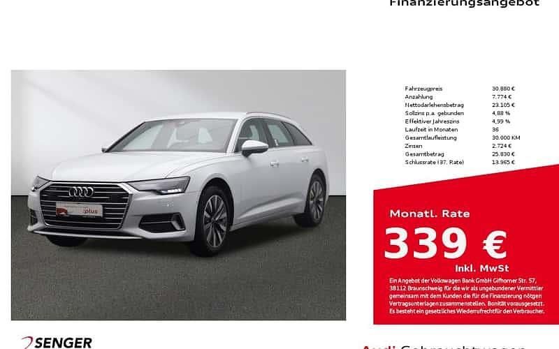 Weiß Gebraucht 2021 Audi A6 Sport Kombi | 30.880 € (Superpreis) - Bild 1/4