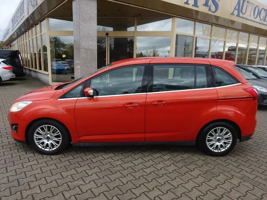 Gebraucht Ford Grand C-Max Titanium 150 PS (110 kW) 2011 Rot Van / Kleinbus