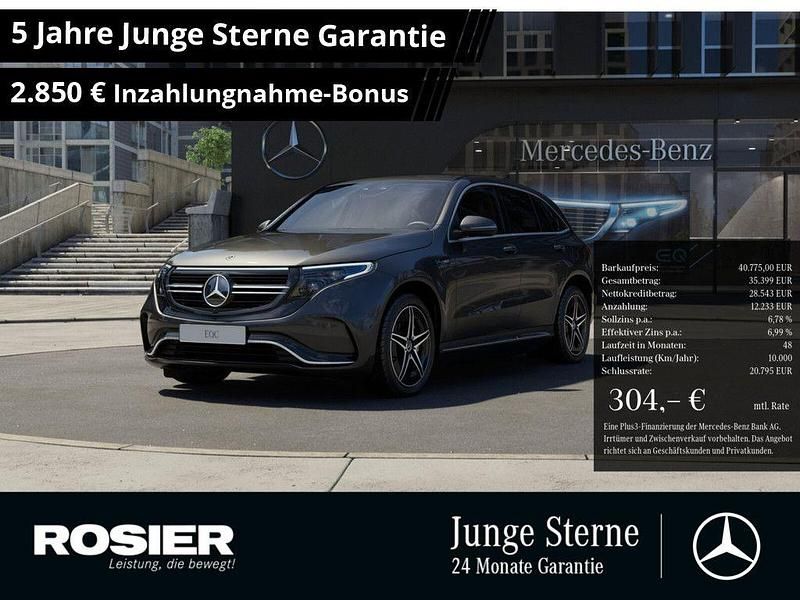 Grau Gebraucht 2022 Mercedes EQC400 AMG SUV | 39.880 € (Etwas zu teuer) - Bild 1/4