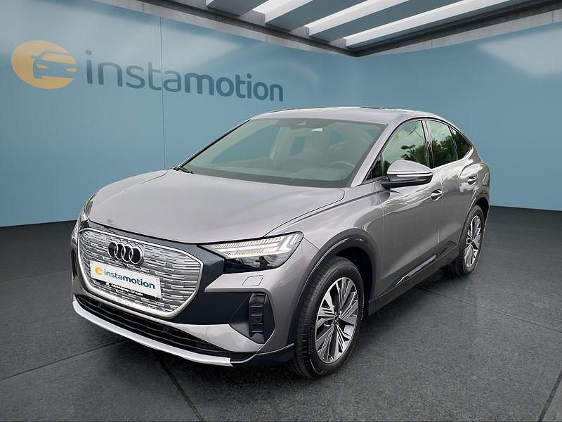 Grau Gebraucht 2022 Audi Q4 e-tron SUV | 27.949 € (Etwas zu teuer) - Bild 1/4