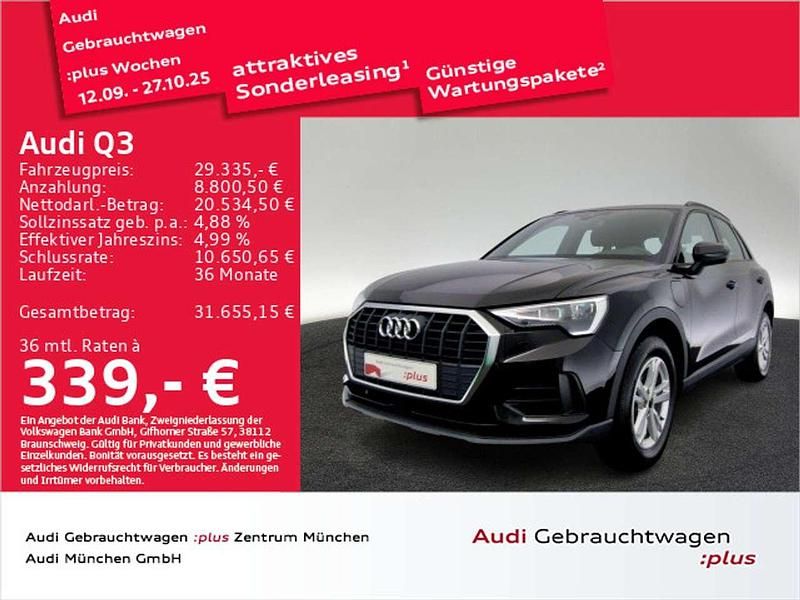 Mythosschwarz metallic Gebraucht 2022 Audi Q3 Performance SUV | 29.335 € (Fairer Preis) - Bild 1/3