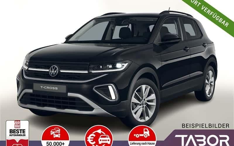Schwarz Neu 2025 VW T-Cross Life SUV | 25.988 € (Guter Preis) - Bild 1/4