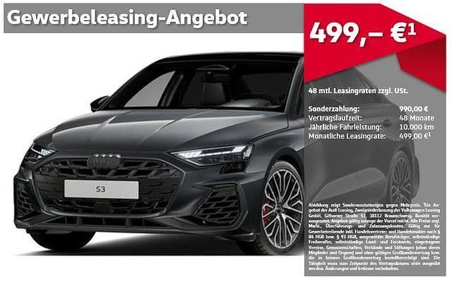 Daytonagrau perleffekt Neu 2025 Audi S3 S-Line Limousine | 57.690 € (Teuer) - Bild 1/4