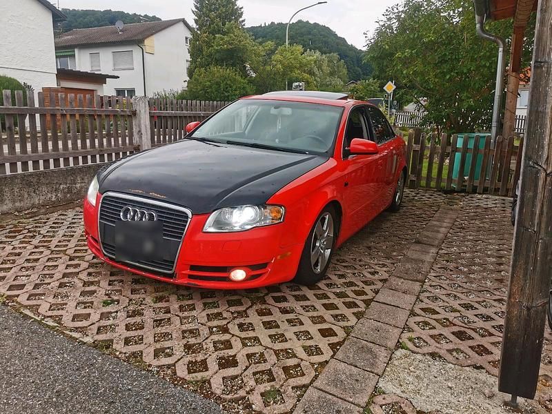 Rot Gebraucht 2005 Audi A4 S-Line Limousine | 1.400 € (Superpreis) - Bild 1/4
