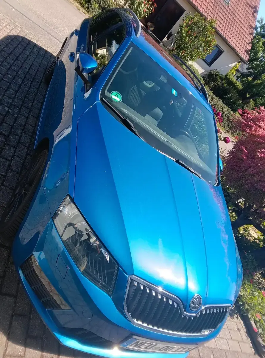 Gebraucht Skoda Octavia vRS 185 PS (136 kW) 2015 Blau Kombi